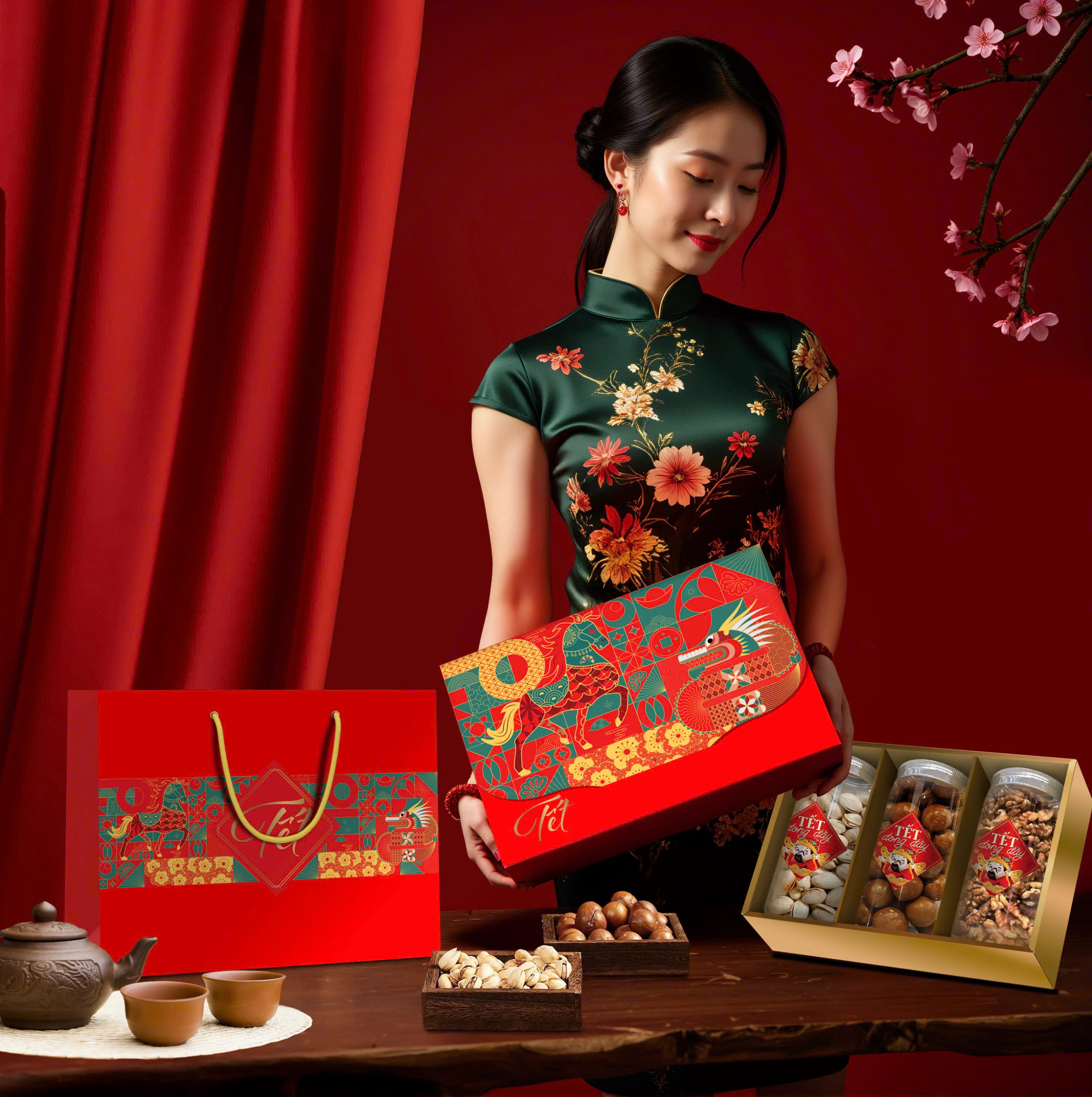 Hộp Quà Tết Xuân Vượng